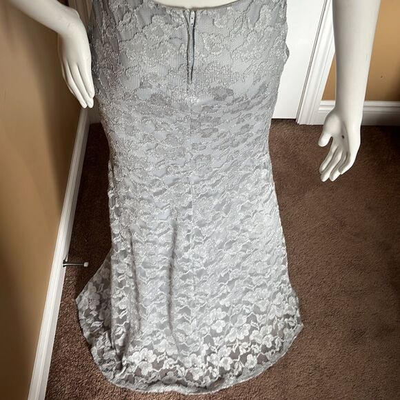 Grey long dress /Size L - Picture 11 of 12
